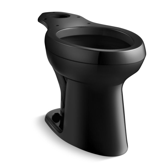 Kohler Wellworth 1.4 GPF Elongated Toilet Bowl (Seat Not Included) Wayfair